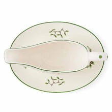 Load image into Gallery viewer, Spode Christmas Tree Sauce Boat &amp; Stand