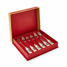 Load image into Gallery viewer, Spode Christmas Tree Set of 6 Pastry Forks