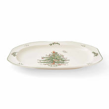 Load image into Gallery viewer, Spode Christmas Tree Sculpted Oval Platter