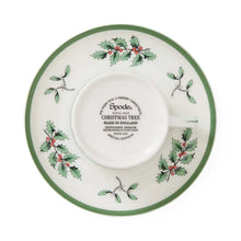 Load image into Gallery viewer, Spode Christmas Tree Espresso Cup &amp; Saucer