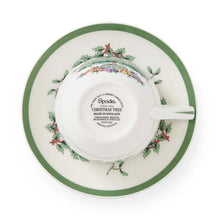 Load image into Gallery viewer, Spode Christmas Tree Teacup &amp; Saucer