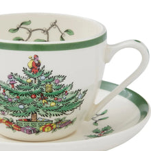 Load image into Gallery viewer, Spode Christmas Tree Teacup &amp; Saucer