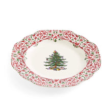 Load image into Gallery viewer, Spode Christmas Tree Yuletide Scalloped Dresser Plate