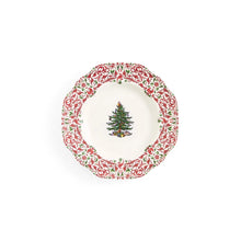 Load image into Gallery viewer, Spode Christmas Tree Yuletide Scalloped Plate