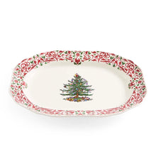 Load image into Gallery viewer, Spode Christmas Tree Yuletide Rectangular Dish