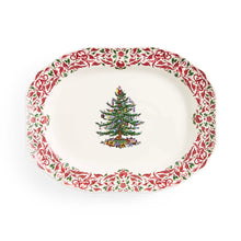 Load image into Gallery viewer, Spode Christmas Tree Yuletide Rectangular Dish