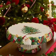 Load image into Gallery viewer, Spode SPECIAL EDITION Christmas Memories Footed Cake Plate