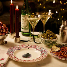 Load image into Gallery viewer, Spode Christmas Tree Yuletide Scalloped Plate
