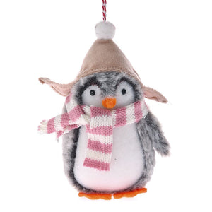 Penguin Fabric Hanging Ornament