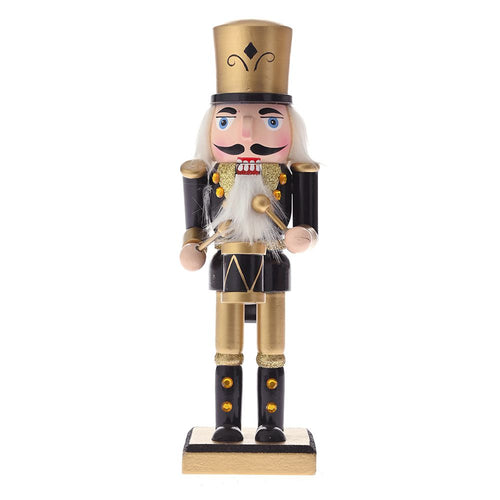 Gold & Black Wooden Nutcracker 40cm