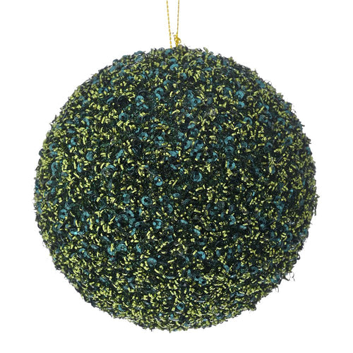 Emerald Glitter Foam Bauble