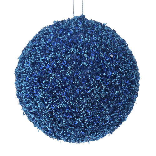 Blue Glitter Foam Ball