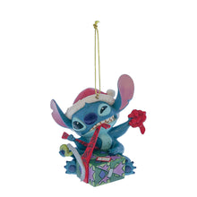 Load image into Gallery viewer, Stitch Unwrapping Christmas Gift Hanging Ornament