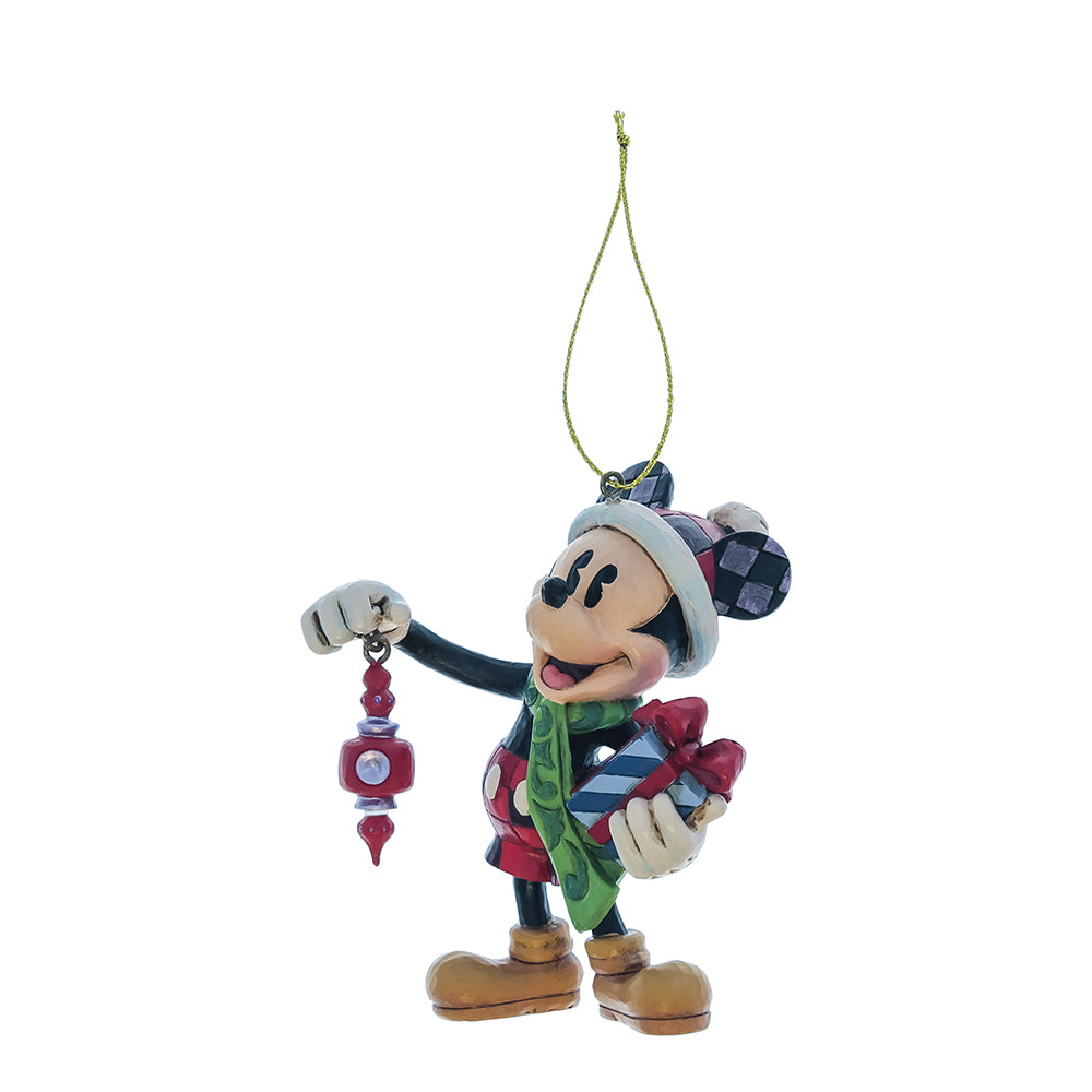 Mickey Holding Gifts Hanging Ornament