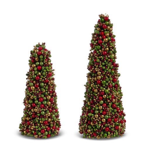 BEADED BERRY CONE TREES