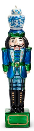 BLACK WATCH NUTCRACKER ORNAMENT BLUE JACKET