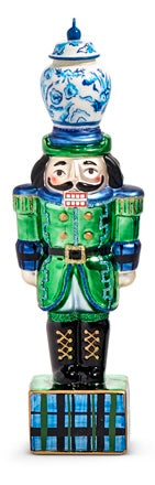 BLACK WATCH NUTCRACKER ORNAMENT GREEN JACKET