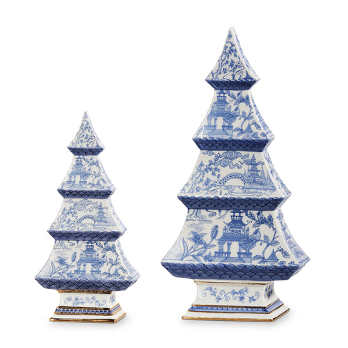 BLUE CHINOISERIE TREES