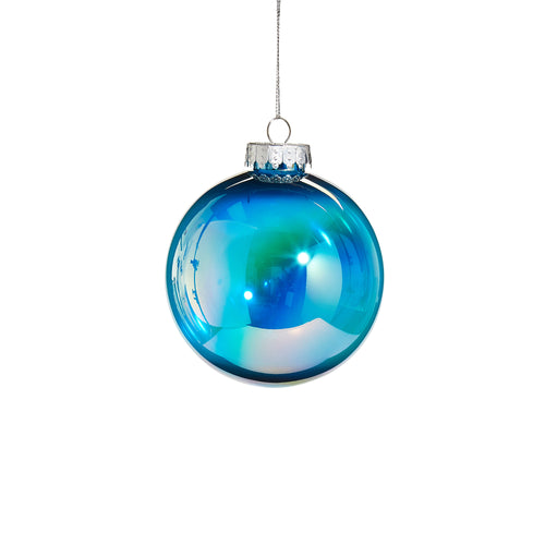 Bright Bright Blue Seamless Iridescent Ball 10cm