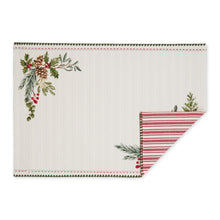 Load image into Gallery viewer, Boughs Of Holly Printed Placemat