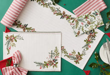 Load image into Gallery viewer, Boughs Of Holly Printed Placemat