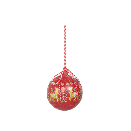 Folklore Reindeer Ornament BALL