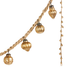 Load image into Gallery viewer, Gold Ornament Rope Garland