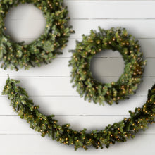 Load image into Gallery viewer, Mixed Pine Lighted Garland 180cm