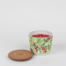 Load image into Gallery viewer, Merry Memories Patterned 3 Wick Candle