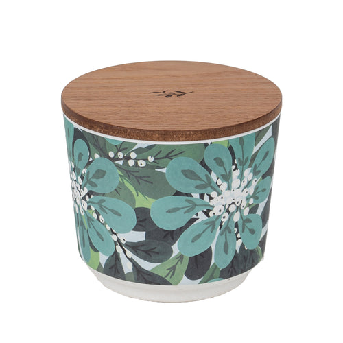 Shimmering Snowberry Patterned 3 Wick Candle