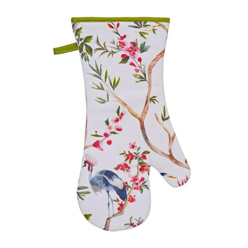 Ulster Weavers Recycled Cotton Single Oven Glove - Oriental Birds