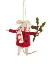 Load image into Gallery viewer, Red Mice Ornament