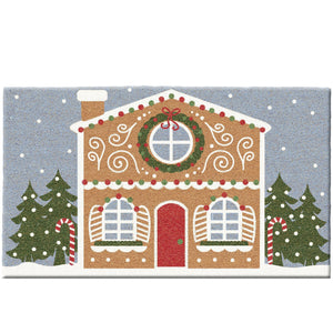 Gingerbread House Doormat