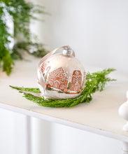Load image into Gallery viewer, Gingerbread House Ball Glass Christmas Ornament