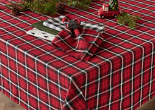 Load image into Gallery viewer, Glad Tidings Plaid Tablecloth - 1.55 x 2.2m