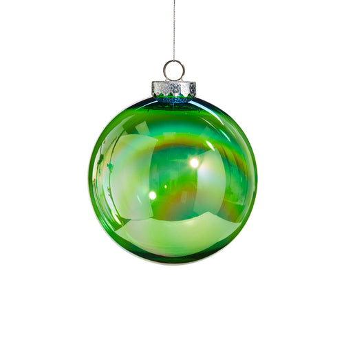 Bright Green Seamless Iridescent Ball 16cm