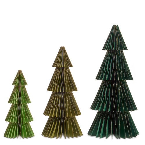 Green Paper Trees Christmas Decoration