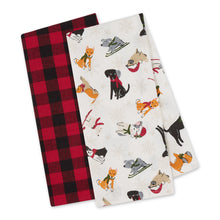 Load image into Gallery viewer, Happy Howlidays Dishtowel Set Of 2