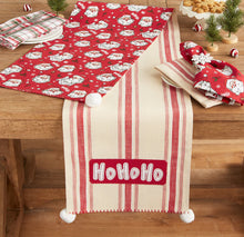 Load image into Gallery viewer, Ho Ho Ho Stripe Napkin