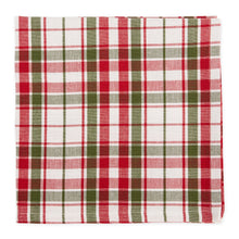 Load image into Gallery viewer, Holly Jolly Plaid Napkin