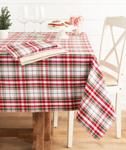 Load image into Gallery viewer, Holly Jolly Plaid Napkin