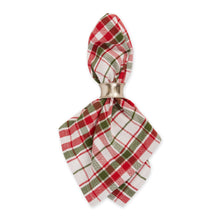 Load image into Gallery viewer, Holly Jolly Plaid Napkin