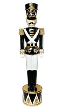 Load image into Gallery viewer, Life Size Large Indoor Outdoor Toy Soldier (Black &amp; Gold)