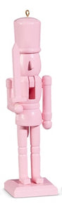 LIGHT PINK NUTCRACKER HANGING ORNAMENT