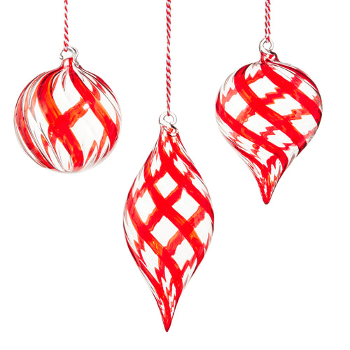 Peppermint Swirl Candy Hanging Ornament