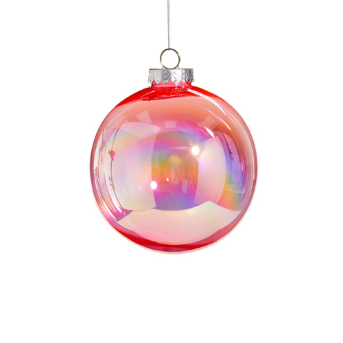 Bright Pink Seamless Iridescent Ball 16cm
