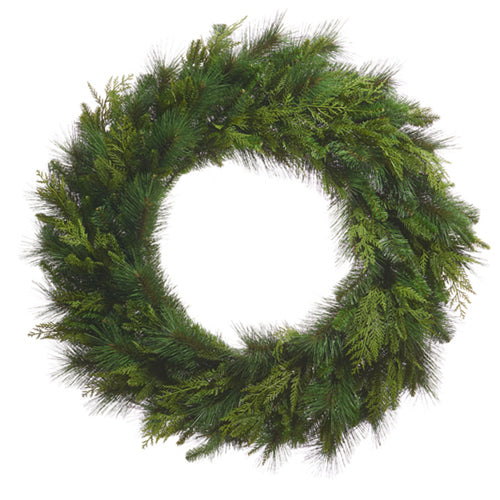 Real Feel Cedar and Pine Christmas Wreath