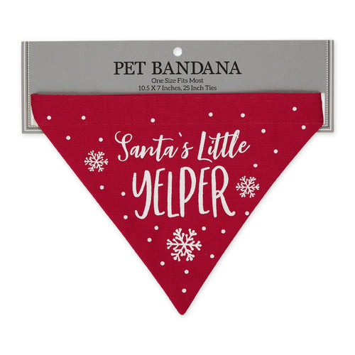 Santa Paws Pet Banadana - Santas Little Yelper