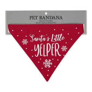 Santa Paws Pet Banadana - Santas Little Yelper