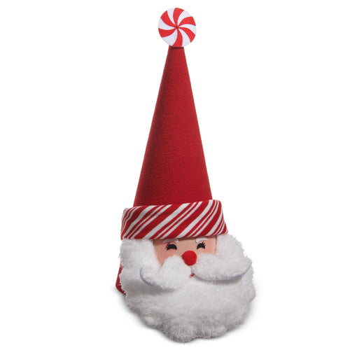 Peppermint Santa Christmas Tree Topper